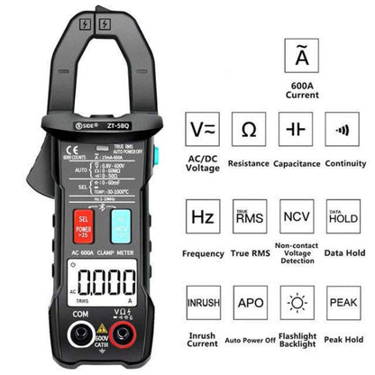BSIDE  Bluetooth 5.0 6000 Words High Precision Smart AC Clamp Meter, Specification: ZT-5BQ - Consumer Electronics by BSIDE | Online Shopping UK | buy2fix