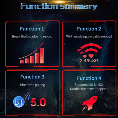 COMFAST Gaming Game 3000Mbps Gigabit Dual-Frequency Wireless Desktop Computer PCIE Wireless Network Card, Coverage: AX200 PRO - Computer & Networking by COMFAST | Online Shopping UK | buy2fix