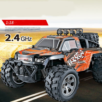 MGRC Charging Remote Control Car 2.4G Wireless Remote Control Four-Way Cross-Country Climbing Car 1:18 Car Model( Orange) - RC Cars by MGRC | Online Shopping UK | buy2fix