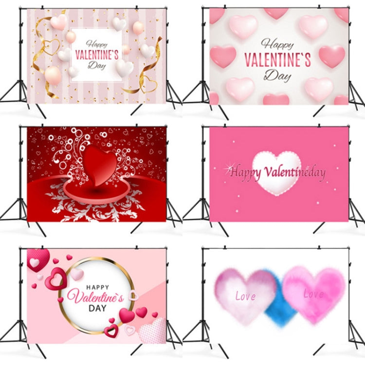 2.1m x 1.5m Valentines Day Photo Party Layout Props Photography Background Cloth(014) - Camera Accessories by buy2fix | Online Shopping UK | buy2fix