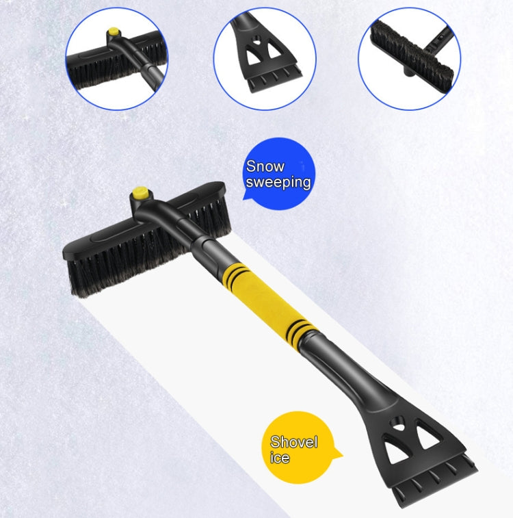 Car Snow Shovel Car Three-In-One Stretch Car Snow Brush Defrosting Scraping Snowboard( 5747 Blue) - Ice Scraper by buy2fix | Online Shopping UK | buy2fix