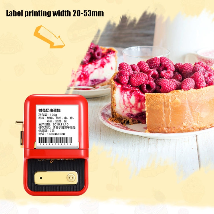 NIIMBOT B21 Small Production Date Marking Machine Baking Cake Bakery Price Labeling Machine, Specification: Standard + 10 Rolls Labels - Consumer Electronics by NIIMBOT | Online Shopping UK | buy2fix