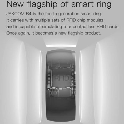 JAKCOM R4 Smart Ring Multifunctional Lord Of The Rings, Size: 57.1mm for Apple & Android(Number 8) - Smart Wear by JAKCOM | Online Shopping UK | buy2fix