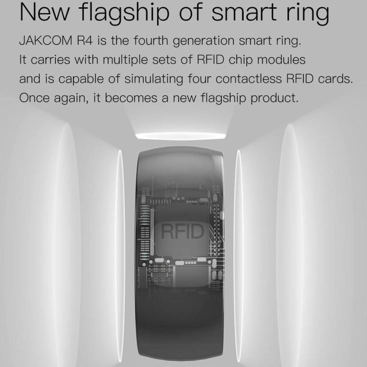 JAKCOM R4 Smart Ring Multifunctional Lord Of The Rings, Size: 60mm for Apple & Android(Number 9) - Smart Wear by JAKCOM | Online Shopping UK | buy2fix