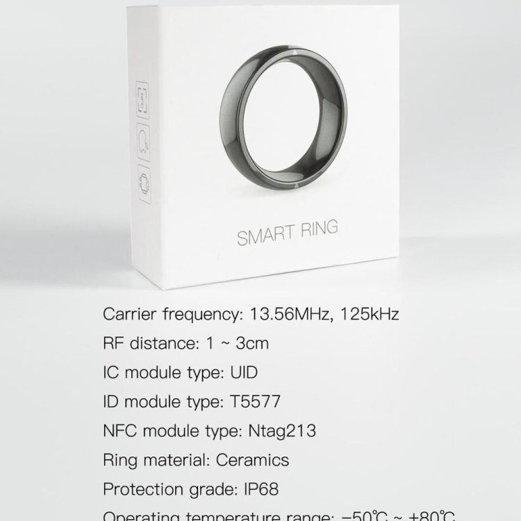JAKCOM R4 Smart Ring Multifunctional Lord Of The Rings, Size: 62.8mm for Apple & Android(Number 10) - Smart Wear by JAKCOM | Online Shopping UK | buy2fix