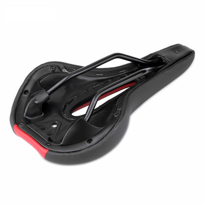 YAFEE YF-1018 Mountain Bike Saddle Bicycle Riding Saddle Bicycle Saddle(Black Red) - Bicycle Saddle by YAFEE | Online Shopping UK | buy2fix