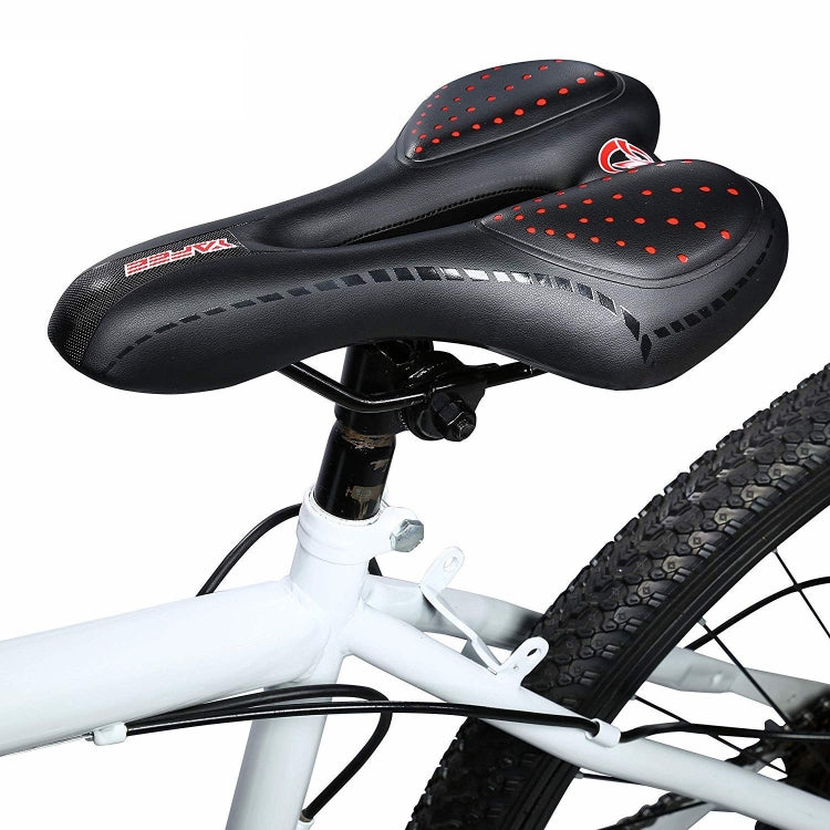 YAFEE YF-1034-4 Silicone Seat Cushion Mountain Bike Saddle Bicycle Elastic Cushion Bicycle Seat(Black) - Outdoor & Sports by YAFEE | Online Shopping UK | buy2fix