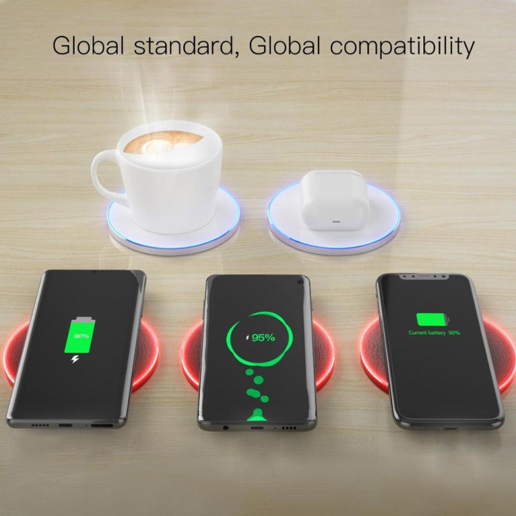 JAKCOM TWC Multifunctional Wireless Charging with Constant Temperature Heating Function EU Plug (Black) - Apple Accessories by JAKCOM | Online Shopping UK | buy2fix