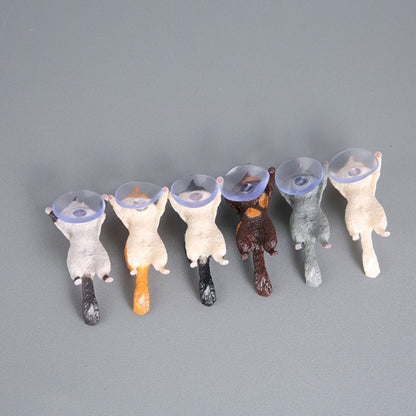 60 PCS Sucker Design Cute Cat Smartphone Holder(White) - Desktop Holder by buy2fix | Online Shopping UK | buy2fix