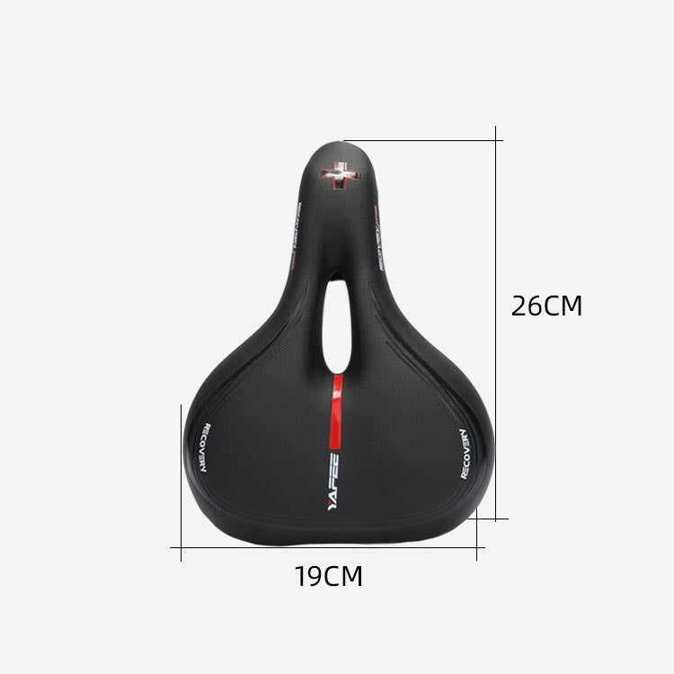 YAFEE Taillight Bicycle Seat Mountain Bike Saddle With Light Seat(Red) - Outdoor & Sports by YAFEE | Online Shopping UK | buy2fix