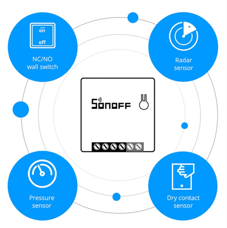 Sonoff MINIR2 Dual-Control WIFI Smart Switch DIY Small Modification Parts - Smart Switch by Sonoff | Online Shopping UK | buy2fix