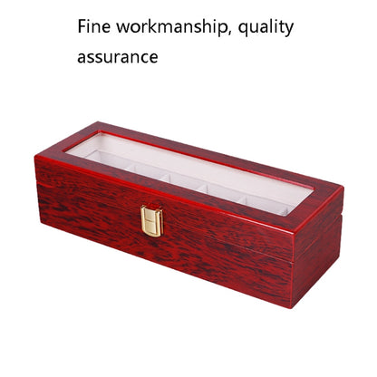 Wooden Baking Paint Watch Box Jewelry Storage Display Box(6+3 Double-layer Paint) - Watch Storages by buy2fix | Online Shopping UK | buy2fix