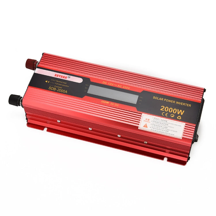 XUYUAN 2000W Car Battery Inverter with LCD Display, Specification: 24V to 110V -  by XUYUAN | Online Shopping UK | buy2fix