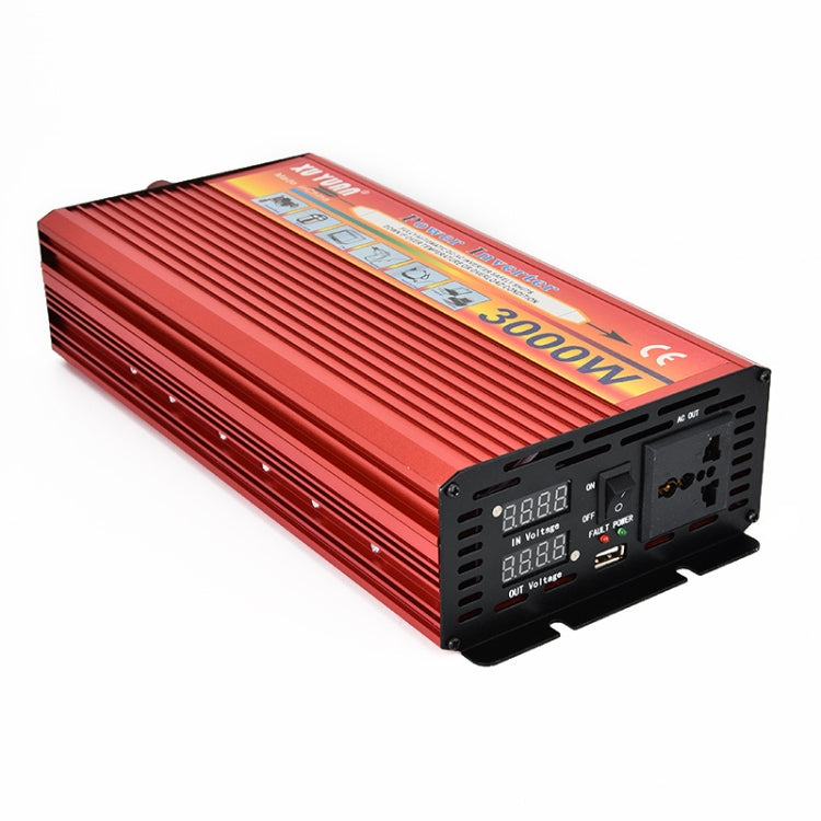 XUYUAN 3000W Inverter LED Display Converter, Specification: 12V to 220V -  by buy2fix | Online Shopping UK | buy2fix