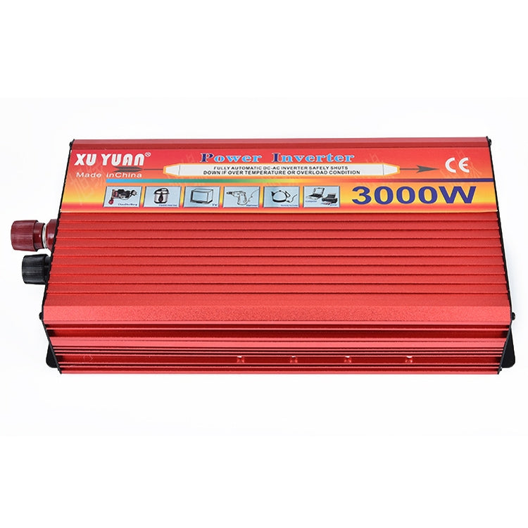 XUYUAN 3000W Car Inverter Car Home Power Converter, Specification: 24V to 220V -  by XUYUAN | Online Shopping UK | buy2fix