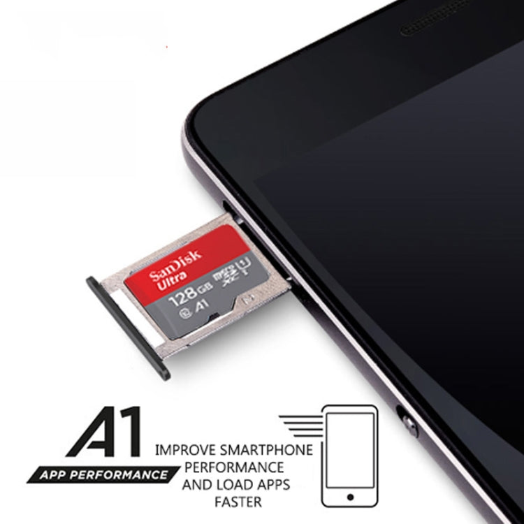 SanDisk A1 Monitoring Recorder SD Card High Speed Mobile Phone TF Card Memory Card, Capacity: 128GB-100M/S - Micro SD Card by SanDisk | Online Shopping UK | buy2fix