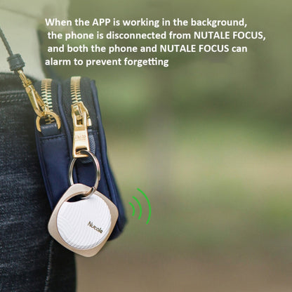 Nutale Focus F9 Mobile Phone Key Bluetooth Anti-Lost Device(Black) - Security by Nutale | Online Shopping UK | buy2fix