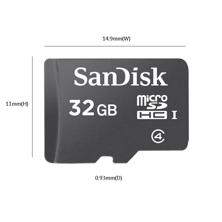 SanDisk C4 Small Speaker TF Card Mobile Phone Micro SD Card Memory Card, Capacity: 16GB - Micro SD Card by SanDisk | Online Shopping UK | buy2fix