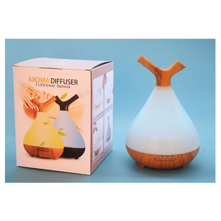 YCTA-008 Household Mute Small Wood Grain Colorful Light Aroma Diffuser Night Tree Air Humidifier, Product specifications: EU Plug(Light Wood Grain) - Home & Garden by buy2fix | Online Shopping UK | buy2fix