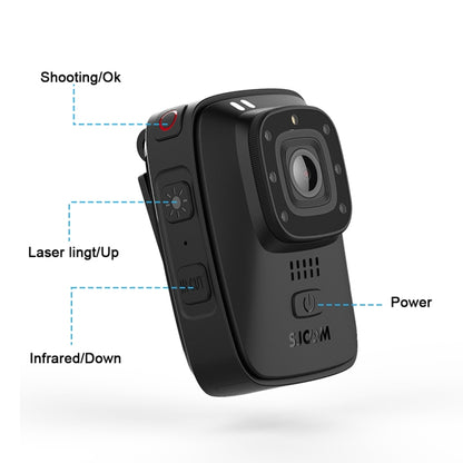 SJCAM A10 1080P HD Novatek 96658 Wearable Infrared 2056mAh Night Vision IPX6 Waterproof Action Camera - DJI & GoPro Accessories by SJCAM | Online Shopping UK | buy2fix