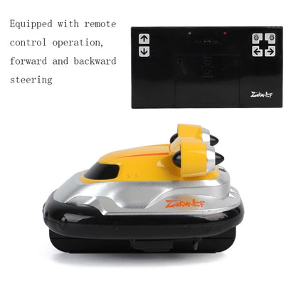 Children 2.4G Wireless Mini Remote Control Boat Toy Electric Hovercraft Water Model(Yellow) - RC Boats by buy2fix | Online Shopping UK | buy2fix