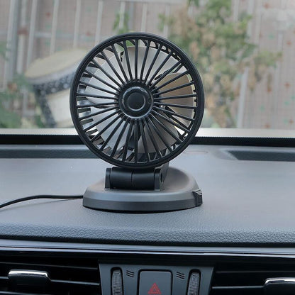 F409 Car Fan General Car Shaking Head Fan(USB Interface 5V) - Heating & Fans by buy2fix | Online Shopping UK | buy2fix