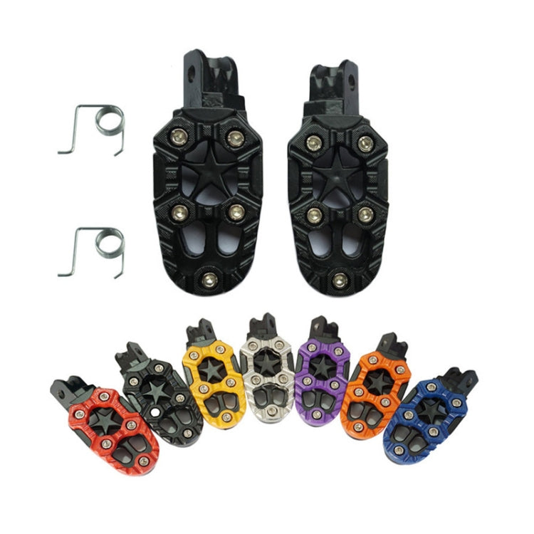 Motorcycle Modified Aluminum Alloy Foot Pedal Accessories(Purple) - Others by buy2fix | Online Shopping UK | buy2fix