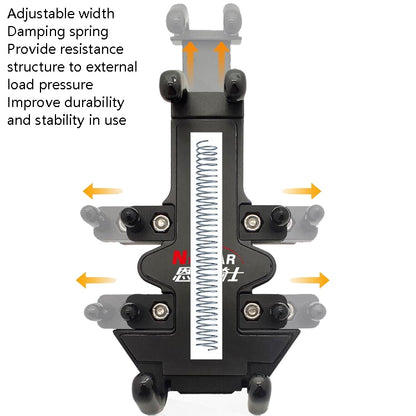 N-STAR Motorcycle Bicycle Composite Version Of Mobile Phone Bracket Multifunctional Accessories Lightweight Riding Equipment(L-shaped Ball Head) - Holders by N-STAR | Online Shopping UK | buy2fix