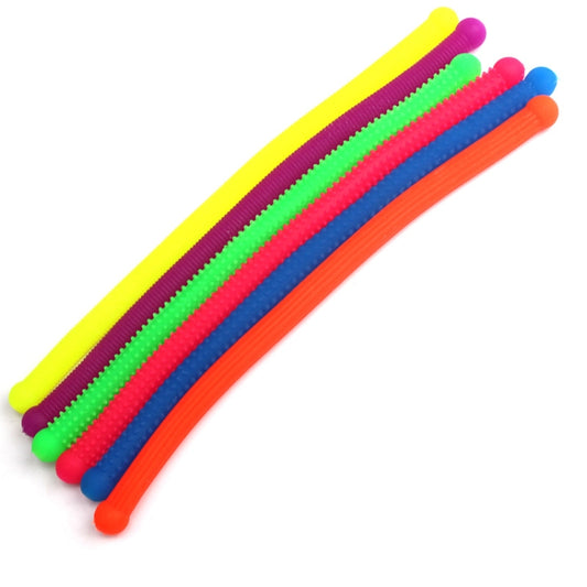 10 PCS Environmental Protection Round Head TPR Decompression Soft Rubber Noodle Rope, Random Color Delivery - Squeeze Toys by buy2fix | Online Shopping UK | buy2fix