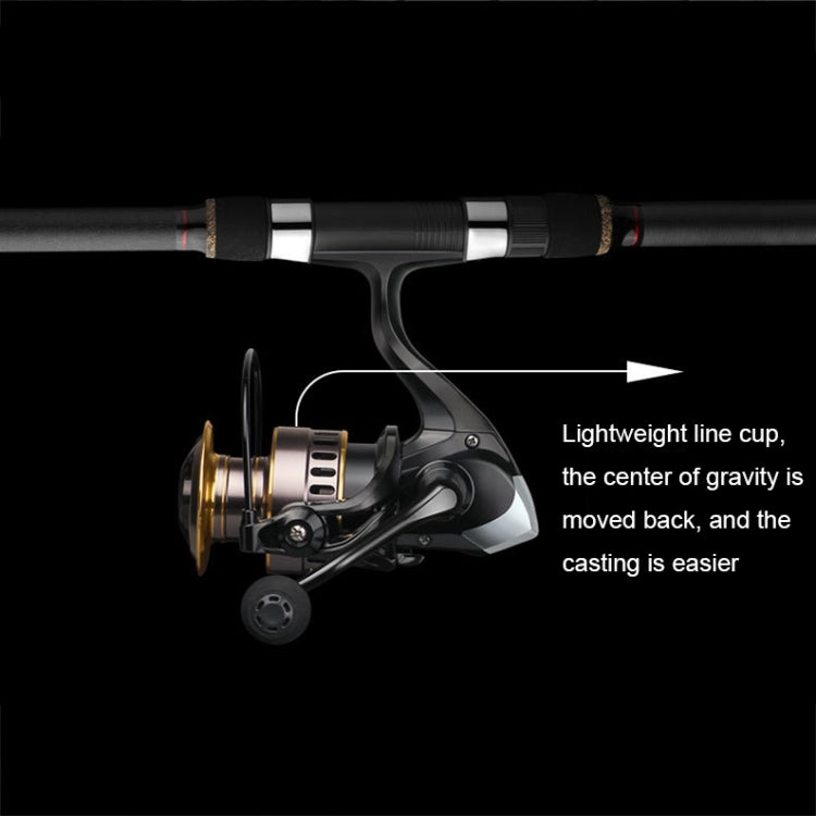 All Metal Rocker Arm Smooth Fishing Reel Spinning Reel, Spec: HE-7000 (EVA Grip) - Fishing Reels by buy2fix | Online Shopping UK | buy2fix