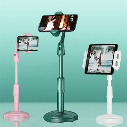 4 PCS Desktop Stand Mobile Phone Tablet Live Broadcast Stand Telescopic Disc Stand, Colour: White - Stand by buy2fix | Online Shopping UK | buy2fix