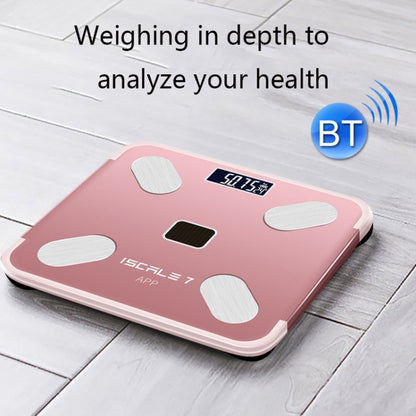 ISCRLE7 Smart Weight Scale Bluetooth Body Fat Measuring Instrument Charging Model(Red) - Body Scales by ISCRLE7 | Online Shopping UK | buy2fix