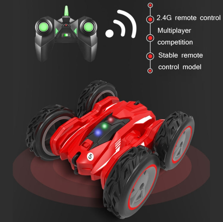 Stunt Deformation High-Speed Electric Remote Control Car Double-Sided Off-Road Tumbling And Twisting Toy Car(Red) - RC Cars by buy2fix | Online Shopping UK | buy2fix