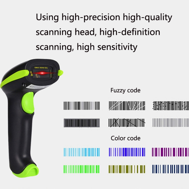 Laser Wireless Scanner Bluetooth Scanner Supermarket Express Scanner, Model: 5100 (2.4G)  One-dimensional Wireless - Consumer Electronics by buy2fix | Online Shopping UK | buy2fix