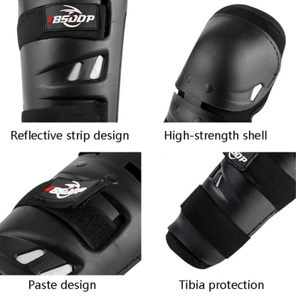 BSDDP BSD1001 Knee Pads And Elbow Pads Anti-Fall Outdoor Riding Safety Protective Gear(Black) - In Car by buy2fix | Online Shopping UK | buy2fix