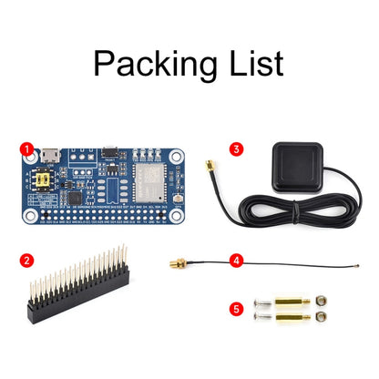 Waveshare For Raspberry Pi LC29H Series Dual-Band L1+L5 Positioning GPS Module, Spec: (BS) GPS/RTK HAT - Raspberry Pi Accessories by Waveshare | Online Shopping UK | buy2fix