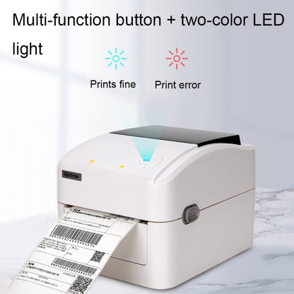 Xprinter XP-420B 108mm Express Order Printer Thermal Label Printer, Style:USB+Bluetooth(US Plug) - Printer by Xprinter | Online Shopping UK | buy2fix