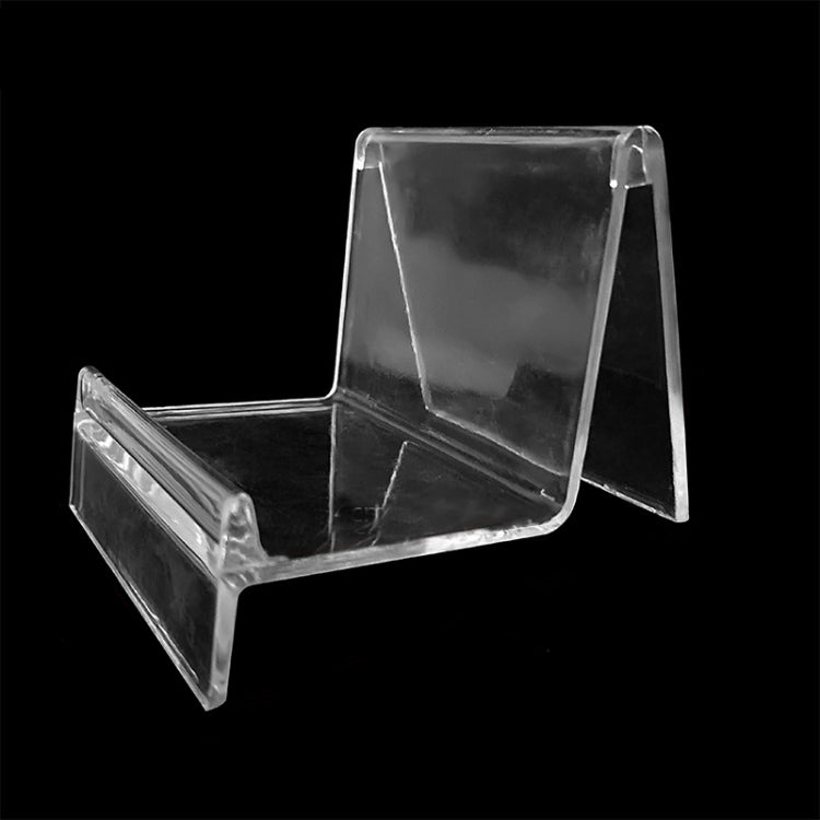 10 PCS Thickened Transparent Wallet Holder Plastic Phone Mask Display Stand Counter Display Stand,Specification: No. 3 1 Layer - Desktop Holder by buy2fix | Online Shopping UK | buy2fix