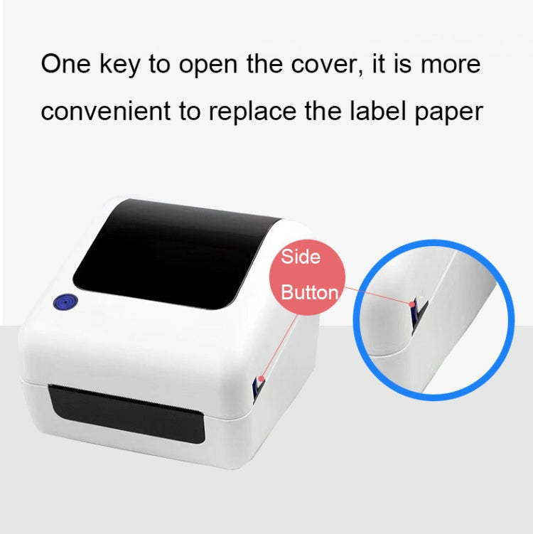 100mm Express Order Printer Thermal Self-adhesive Label Printing Machine, Style:IP486(US Plug) - Consumer Electronics by buy2fix | Online Shopping UK | buy2fix