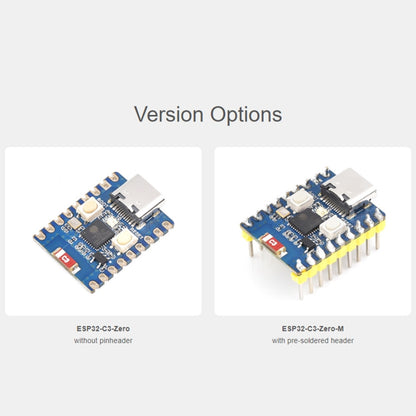 Waveshare 2.4GHz ESP32-C3 Mini Development Board, Based ESP32-C3FN4 Single-core Processor without Header - Boards & Shields by Waveshare | Online Shopping UK | buy2fix