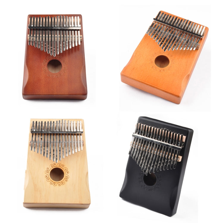 17-Tone Thumb Piano Kalimba Beginners Introduction Finger Piano, Colour: Brown - Keyboard Instruments by buy2fix | Online Shopping UK | buy2fix