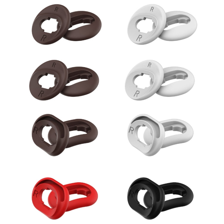 2 Sets Bluetooth Earphone Silicone Earplug Caps For Samsung Galaxy Buds Live(Brown-2 Pairs) - Apple Accessories by buy2fix | Online Shopping UK | buy2fix