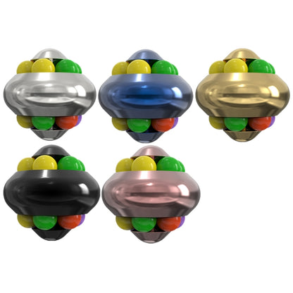 Aluminum Alloy Psychedelic Magic Ball Educational Toys Decompression Marbles Toys, Colour: Pearl Black - Magic Cubes by buy2fix | Online Shopping UK | buy2fix