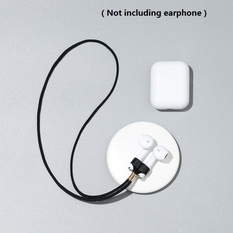 Wireless Earphones Acrylic Strong Magnetic Anti-Lost Rope For AirPods(Black) - Apple Accessories by buy2fix | Online Shopping UK | buy2fix