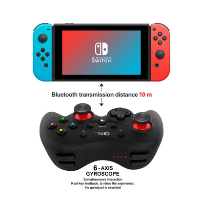 MingPin MB-S810 Wireless Bluetooth Six-Axis Gamepad For Nintendo Switch Pro(Yellow) - Gamepads by MingPin | Online Shopping UK | buy2fix