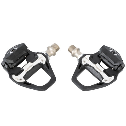 1 Pair PROMEND PD-R97P Bicycle Self-Locking Pedal Road Bike Nylon Lock Pedal SPD System Cassette Palin Pedal(Black) - Pedals by PROMEND | Online Shopping UK | buy2fix