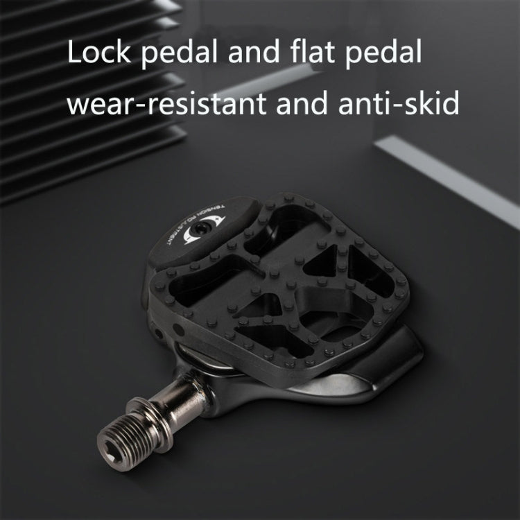 1 Pair PROMEND Road Bike Bicycle Lock Pedal Conversion Piece Nylon Plastic Self-Locking Pedal PDZ-N13 - Pedals by PROMEND | Online Shopping UK | buy2fix