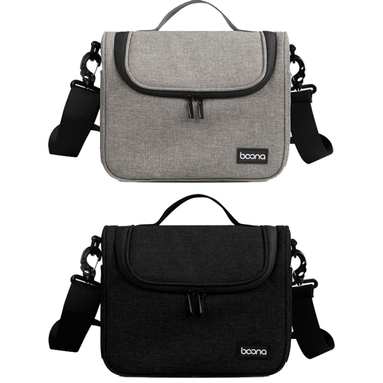 Baona BN-H011 Digital SLR Camera Bag Lens Storage Shoulder Bag(Gray) - Camera Accessories by Baona | Online Shopping UK | buy2fix