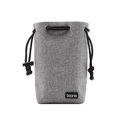 Benna Waterproof SLR Camera Lens Bag  Lens Protective Cover Pouch Bag, Color: Square Small(Gray) - Lens Bag by Benna | Online Shopping UK | buy2fix