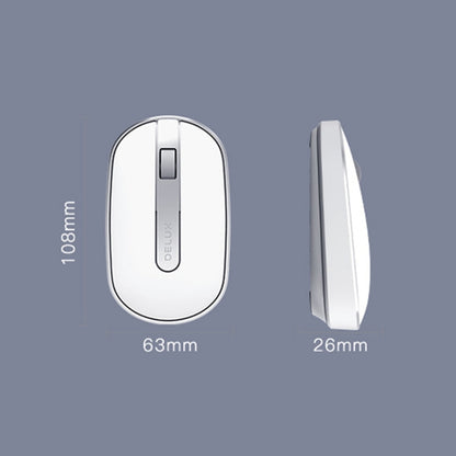 DELUX M326 4 Keys Wireless Silent Mouse Portable Laptop Mouse - Wireless Mice by DELUX | Online Shopping UK | buy2fix